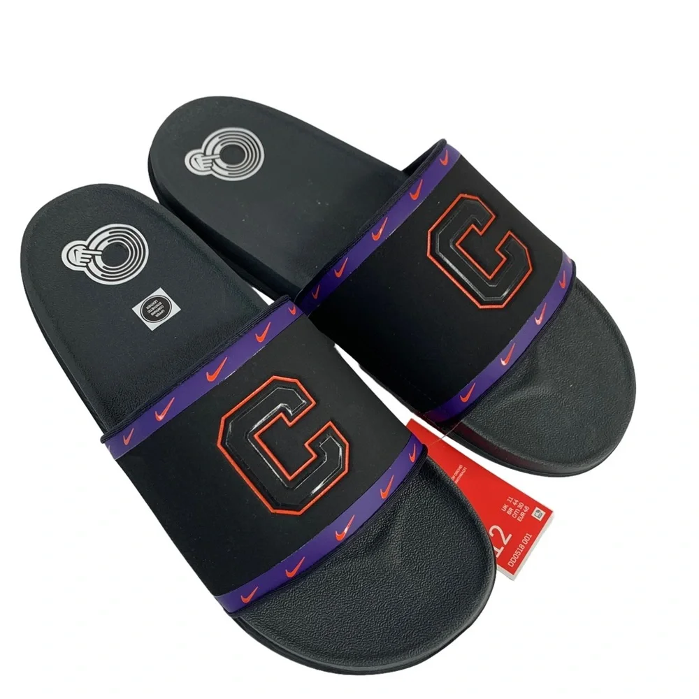 Nike Offcourt Slide Clemson Tigers NCAA Men's Sandal Size 12